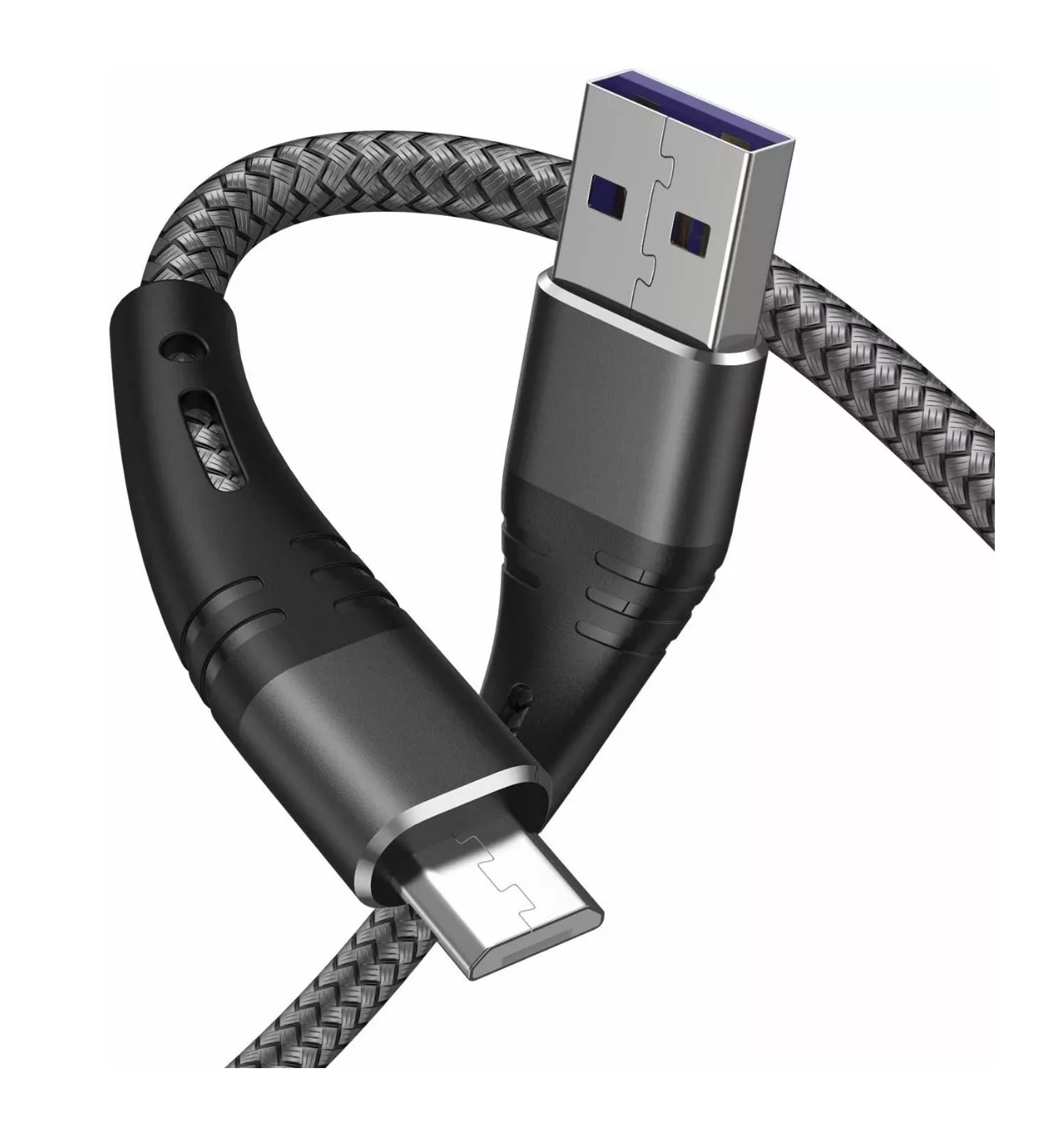 Foto 1 | Cable Micro Usb Belug Gris 2 Piezas