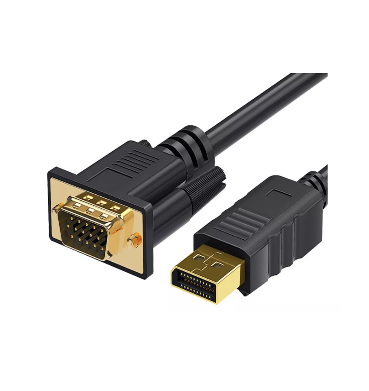 Cable Convertidor Displayport a Vga Hd 1 8 m Negro