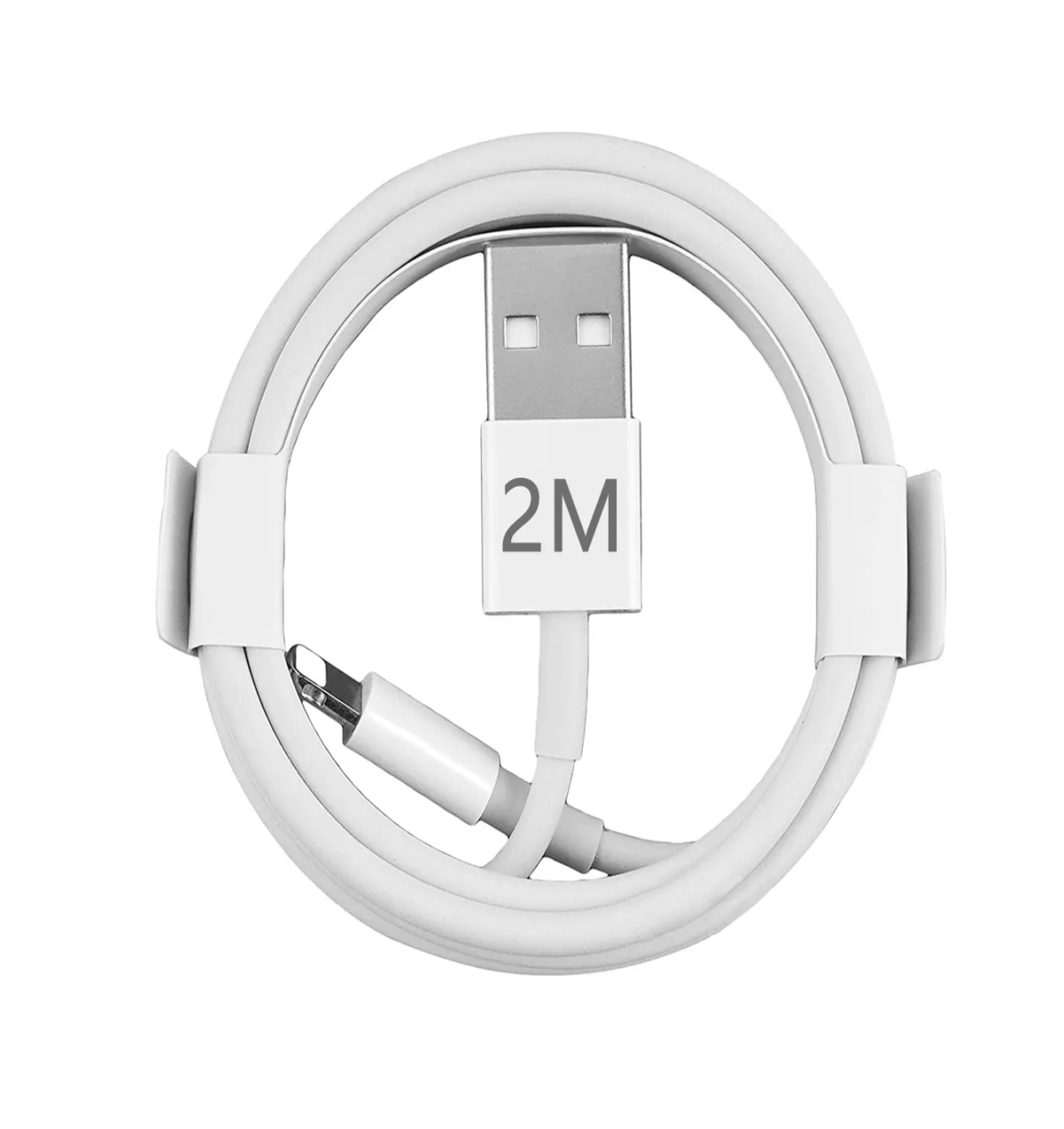 Foto 2 pulgar | Cable de Cargador USB Belug Blanco 2 m para iPhone y iPad