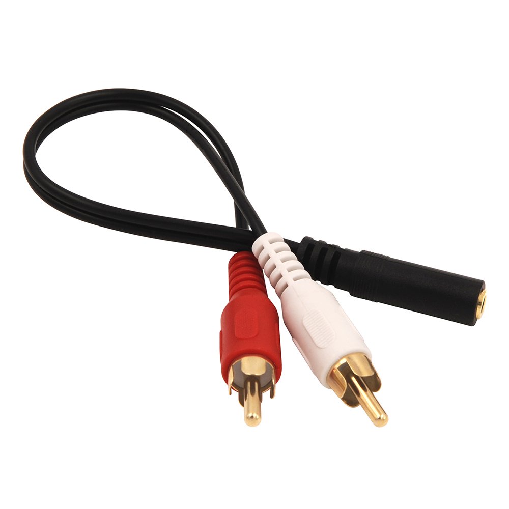 Foto 5 | Venta Internacional - Cable De Audio En Y Vce De 3,5 Mm Hembra A 2 Rca Macho Estéreo, Paquete De 2