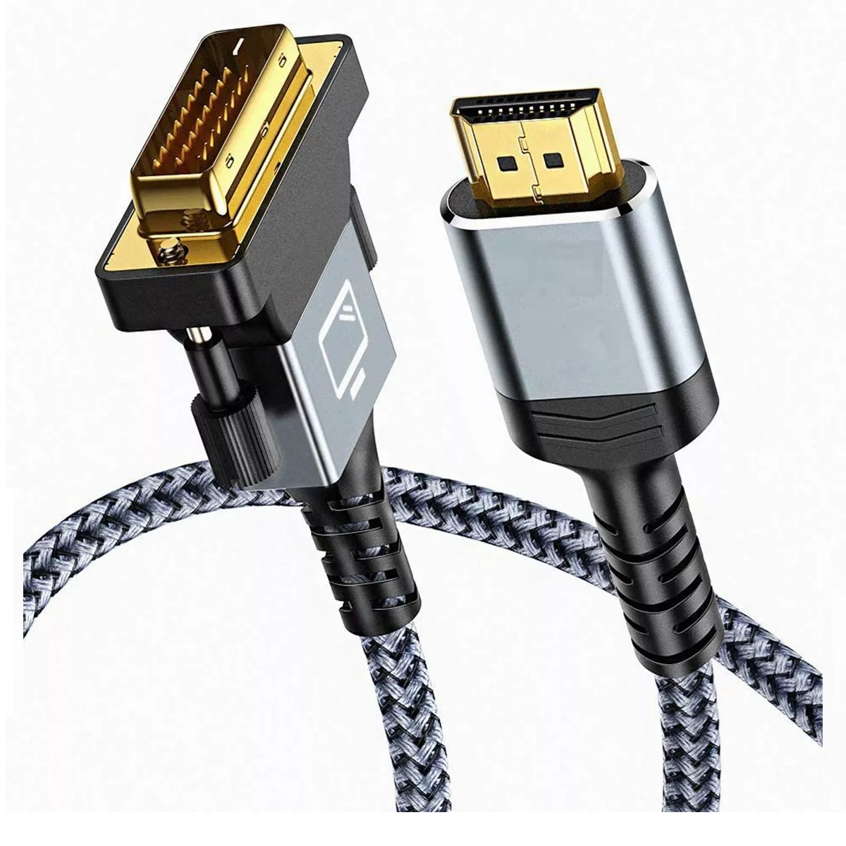 Foto 2 pulgar | Cable Hdmi A Dvi Conversión Bidireccional Eo Safe Imports Esi-12603 Gris