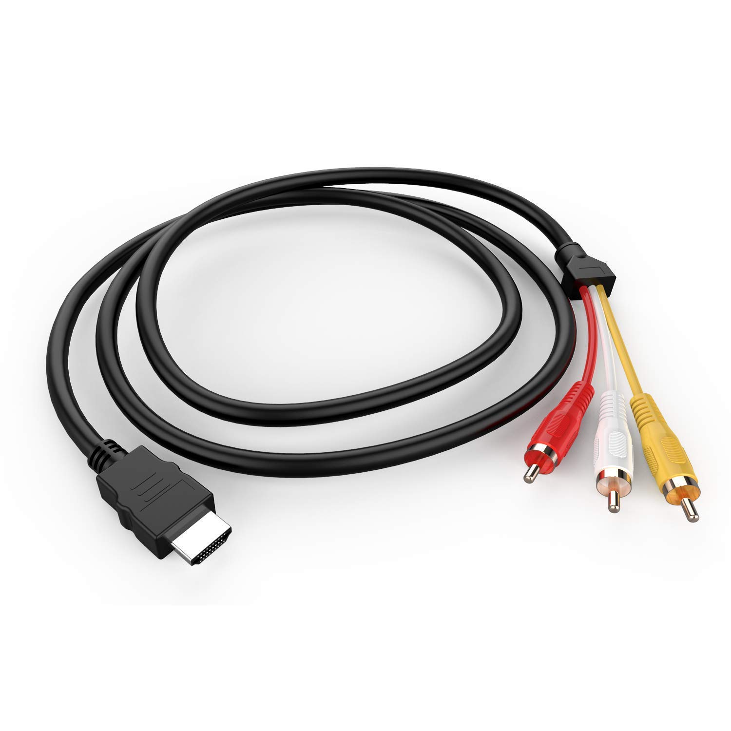 Cable Hdmi A Rca Eanetf 1080p 1.5 M Para Tv Hdtv Dvd 5 Pies - Venta Internacional. $251