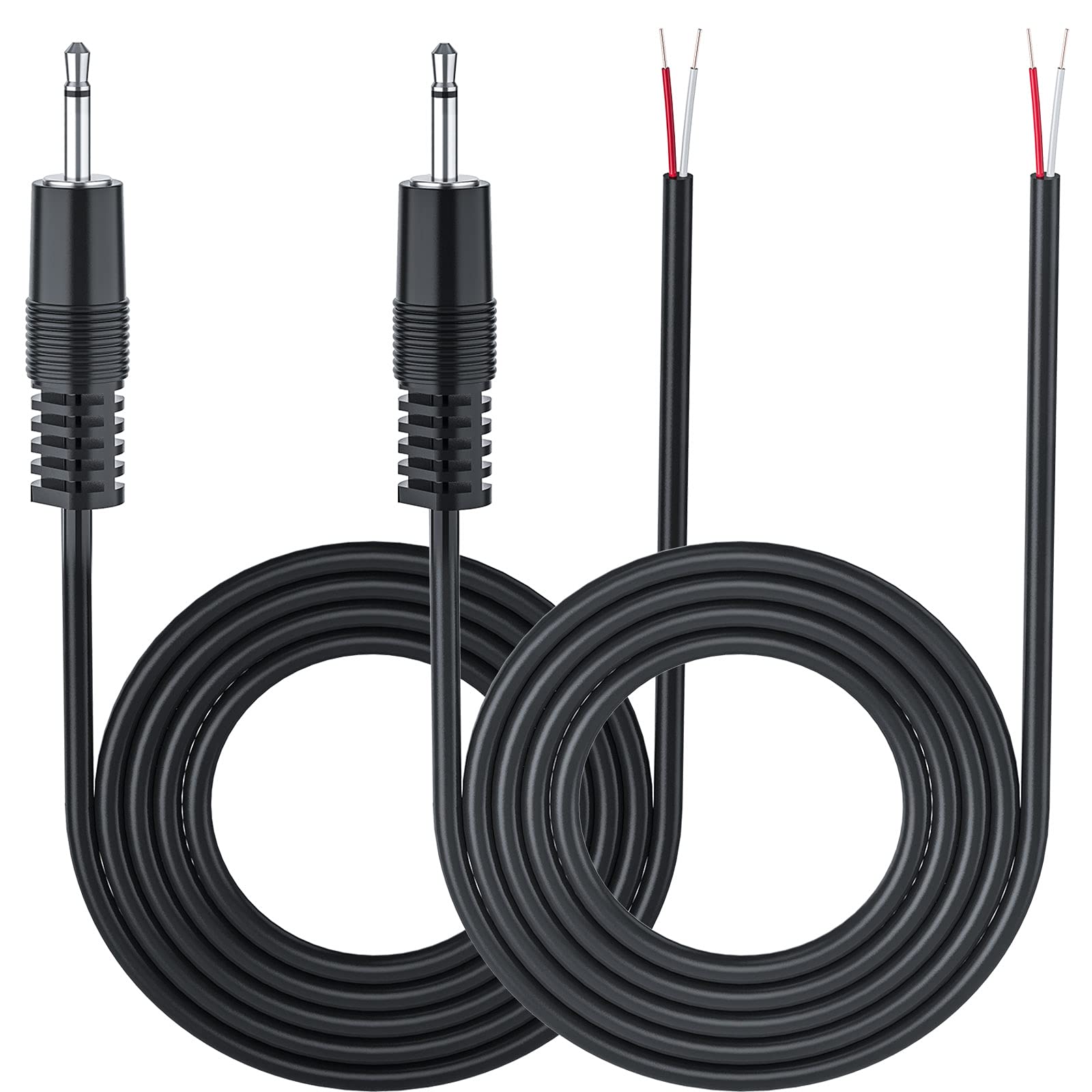 Cable Ancable Miniconector Mono Monoaural de 3,5 Mm 1/8 a Cable Desnudo - Venta Internacional
