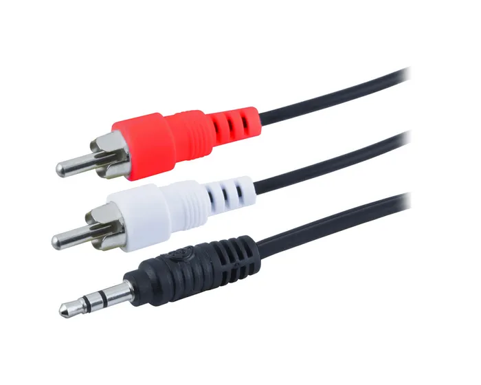 Cable Aux 3.5 A 2 RCA 6ft