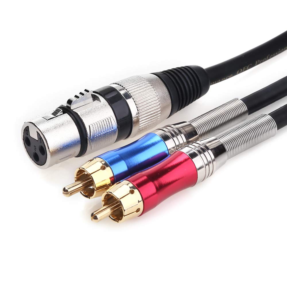 Cable Divisor Xlr Hembra A Doble Rca Y Tisino, 3 M - Venta Internacional.