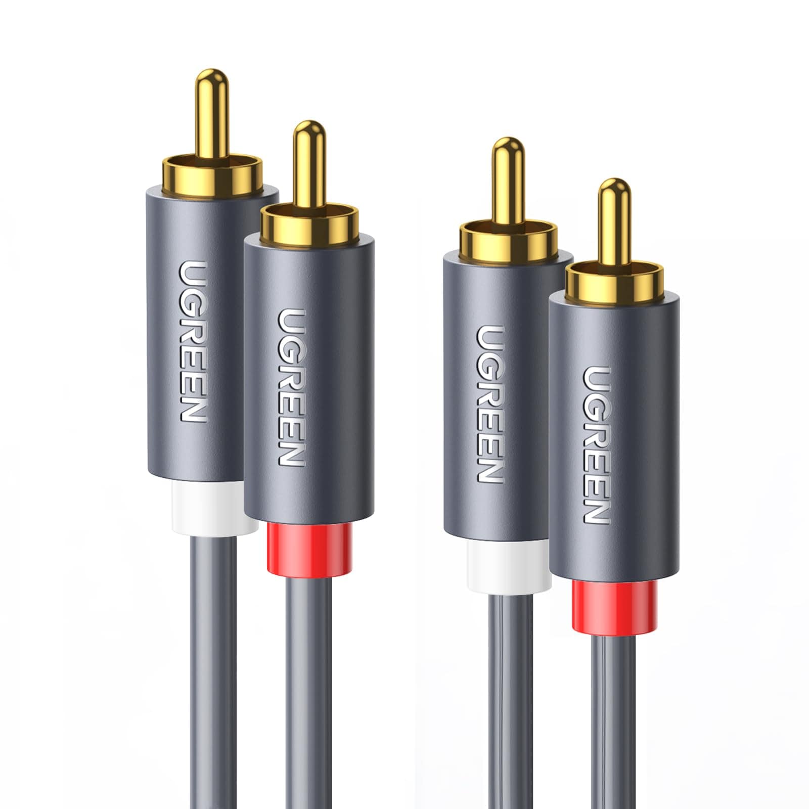 Cable Rca Ugreen 2rca Macho A 2rca Macho, 2 M, Chapado En Oro - Venta Internacional. $495