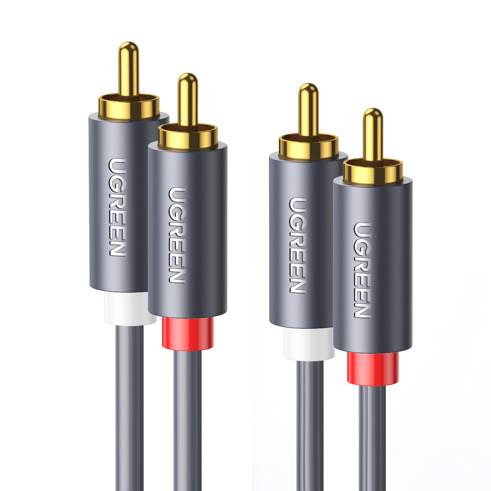 Foto 1 | Cable Rca Ugreen 2rca Macho A 2rca Macho, 2 M, Chapado En Oro - Venta Internacional.