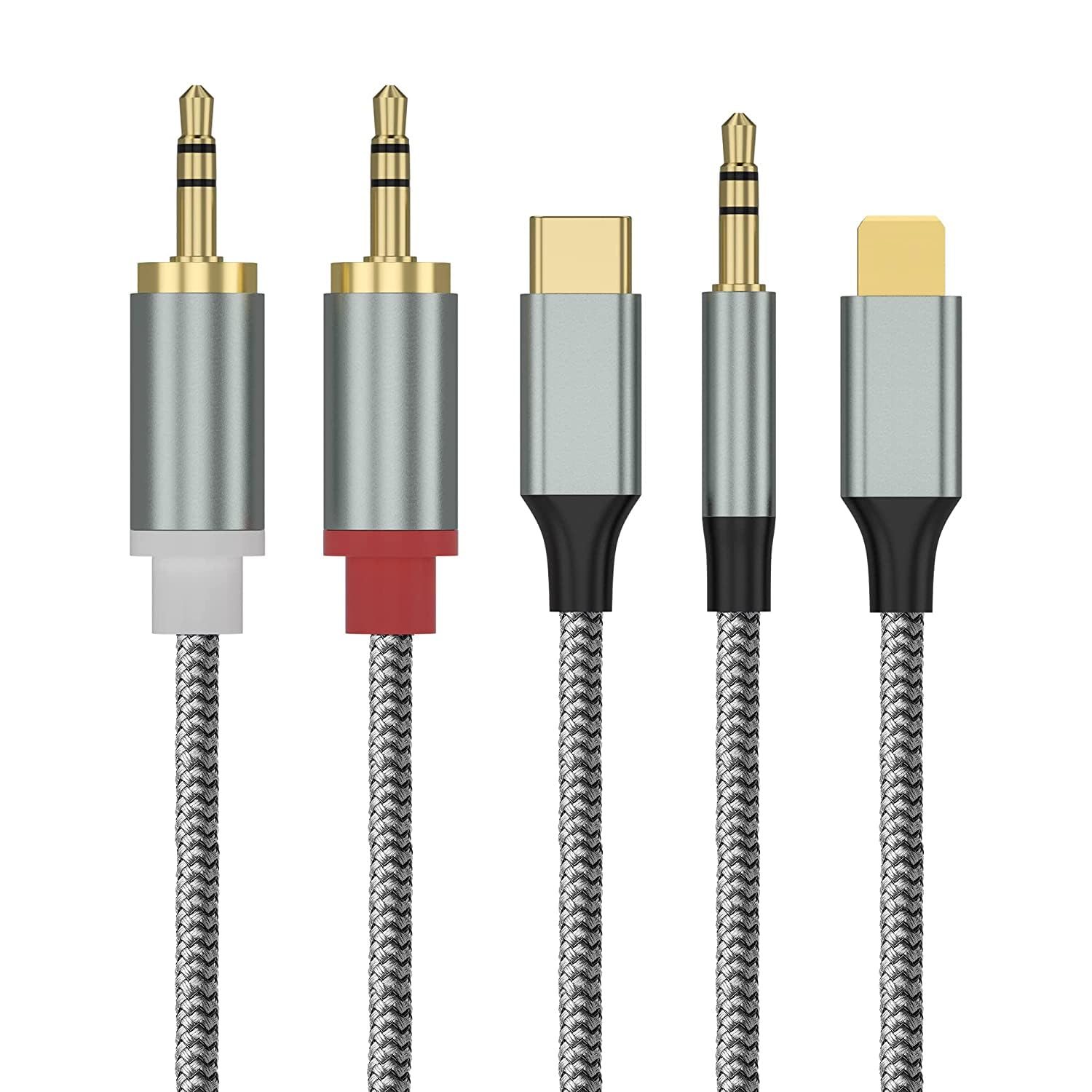Foto 8 pulgar | Cable Adaptador De Audio Auxiliar Apitiong Lightning A Rca De 2,3 M - Venta Internacional.