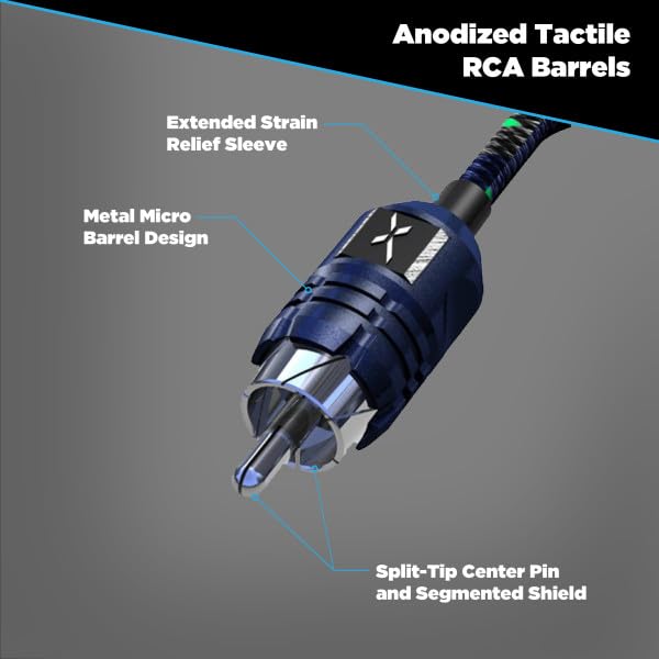 Foto 4 | Cables De Audio De Interconexión Rca Scosche Efx Delta D9 2 Canales 2 M - Venta Internacional.