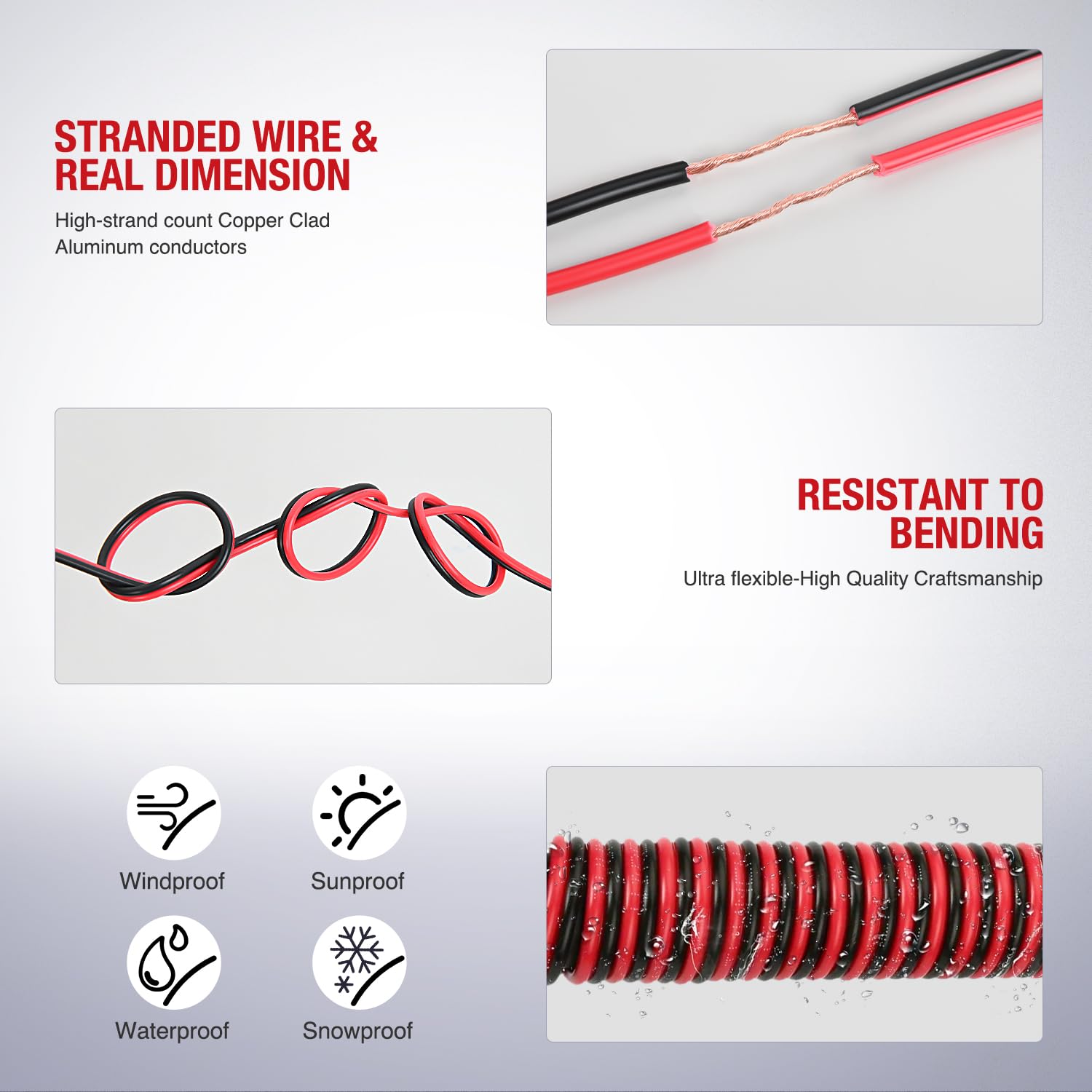 Foto 7 pulgar | Cable Eléctrico Nilight 12awg 30.48m Rojo Negro Cca 12/2 - Venta Internacional.