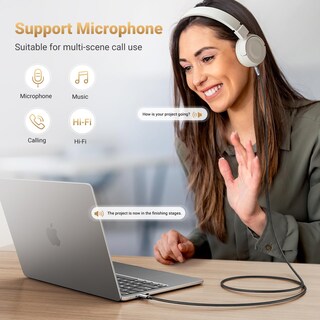 Foto 3 | Adaptador de Audio Ugreen Aux A Usb C de 3.3 Pies para iPhone Galaxy - Venta Internacional