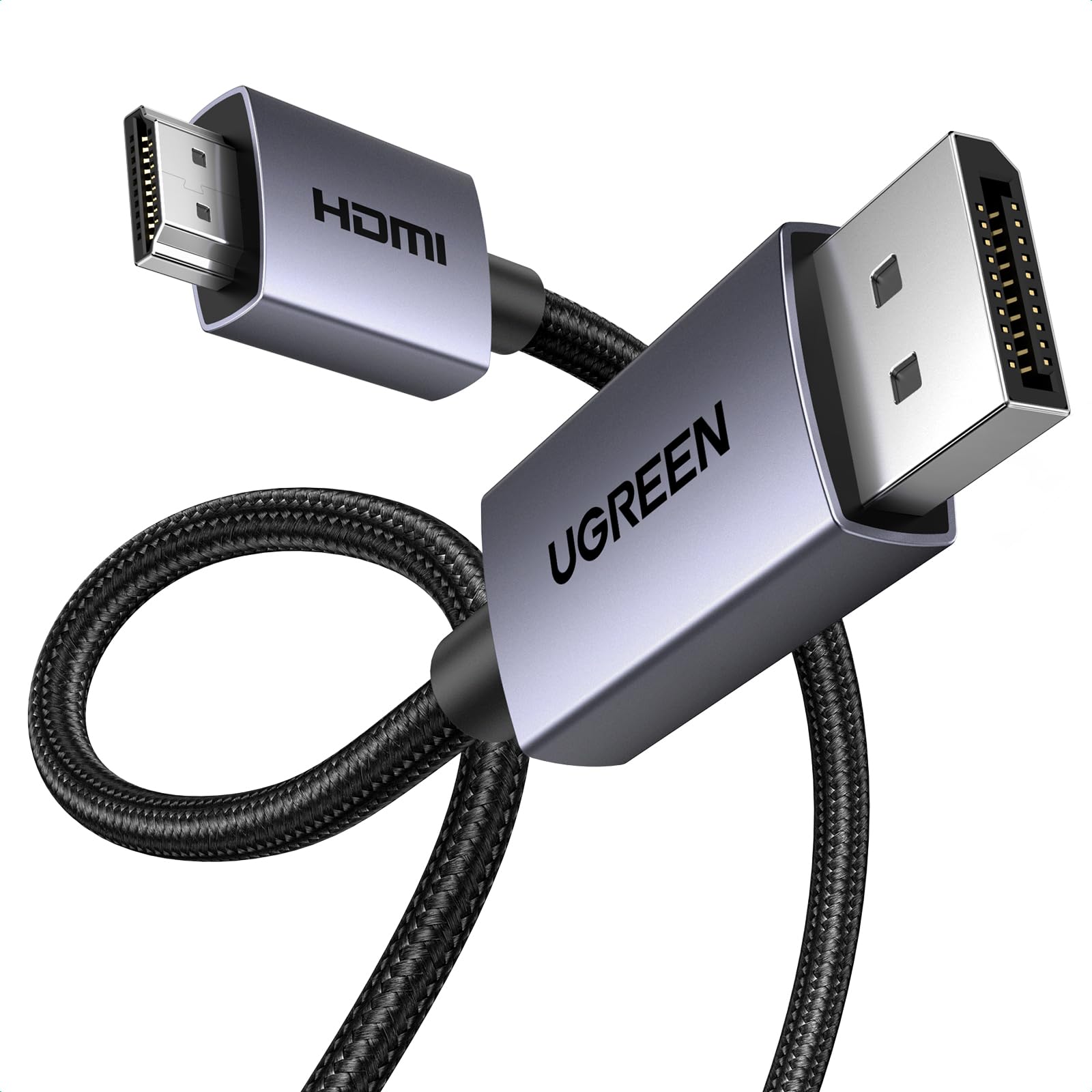 Foto 2 pulgar | Cable Displayport A Hdmi Ugreen 4k 1080p @120hz 2 M - Venta Internacional.