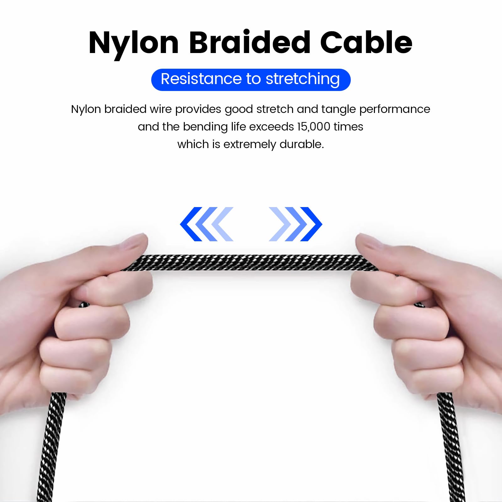 Foto 7 pulgar | Cable Para Auriculares Moswag Extensión De 3.5 mm 3 M Nailon Trenzado - Venta Internacional