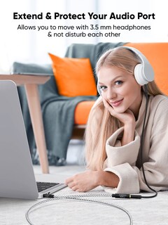 Foto 2 | Cable de Extensión para Auriculares Cablecreation 3.5 Mm M/f 1.8 M - Venta Internacional
