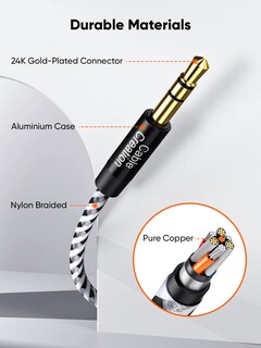 Foto 4 | Cable de Extensión para Auriculares Cablecreation 3.5 Mm M/f 1.8 M - Venta Internacional