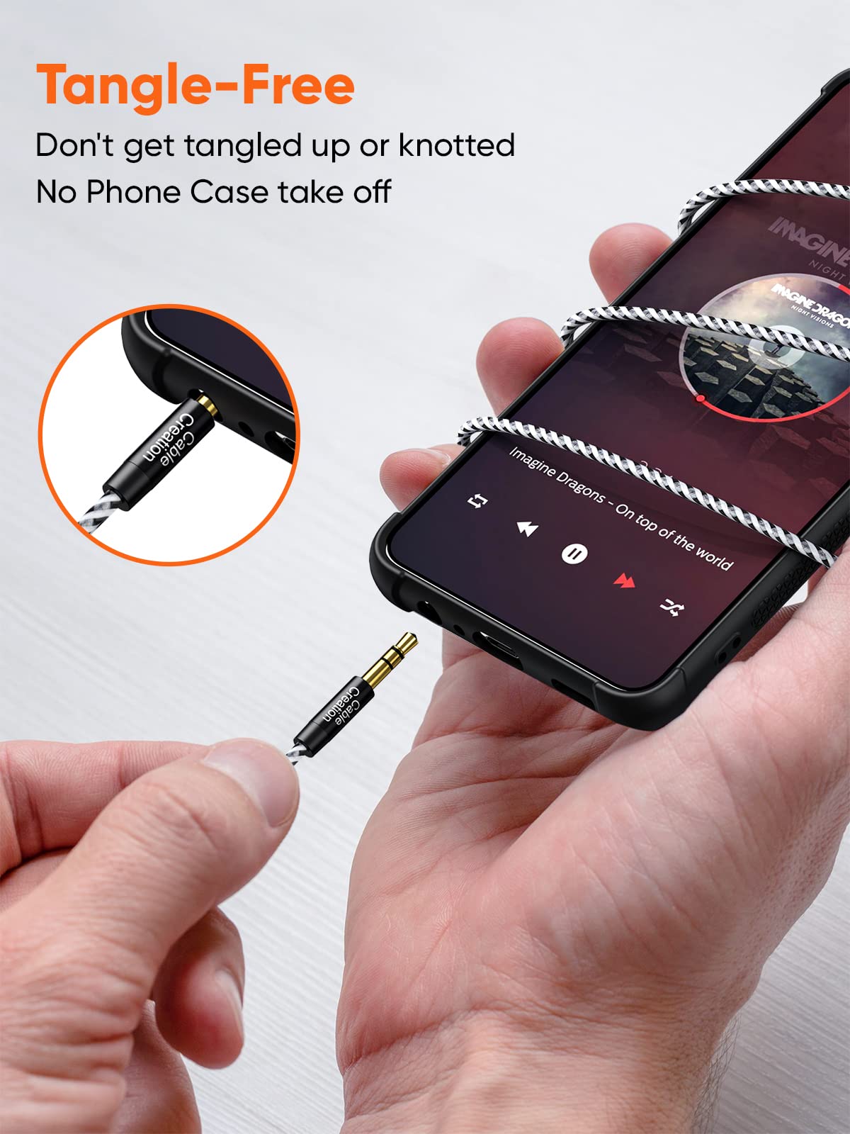 Foto 8 pulgar | Cable de Extensión para Auriculares Cablecreation 3.5 Mm M/f 1.8 M - Venta Internacional