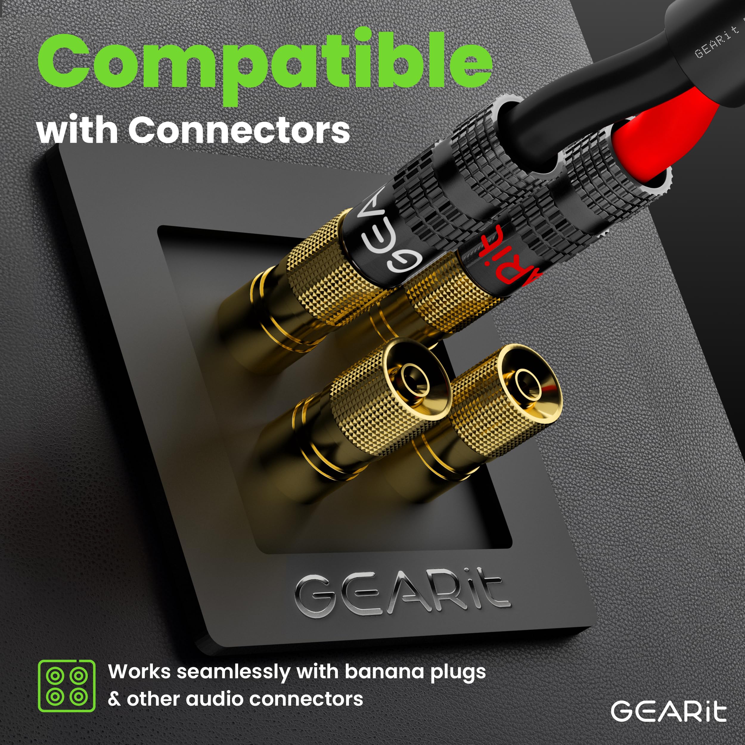 Foto 7 pulgar | Cable de Altavoz Gearit Calibre 12 cca Exterior 200 Pies - Venta Internacional