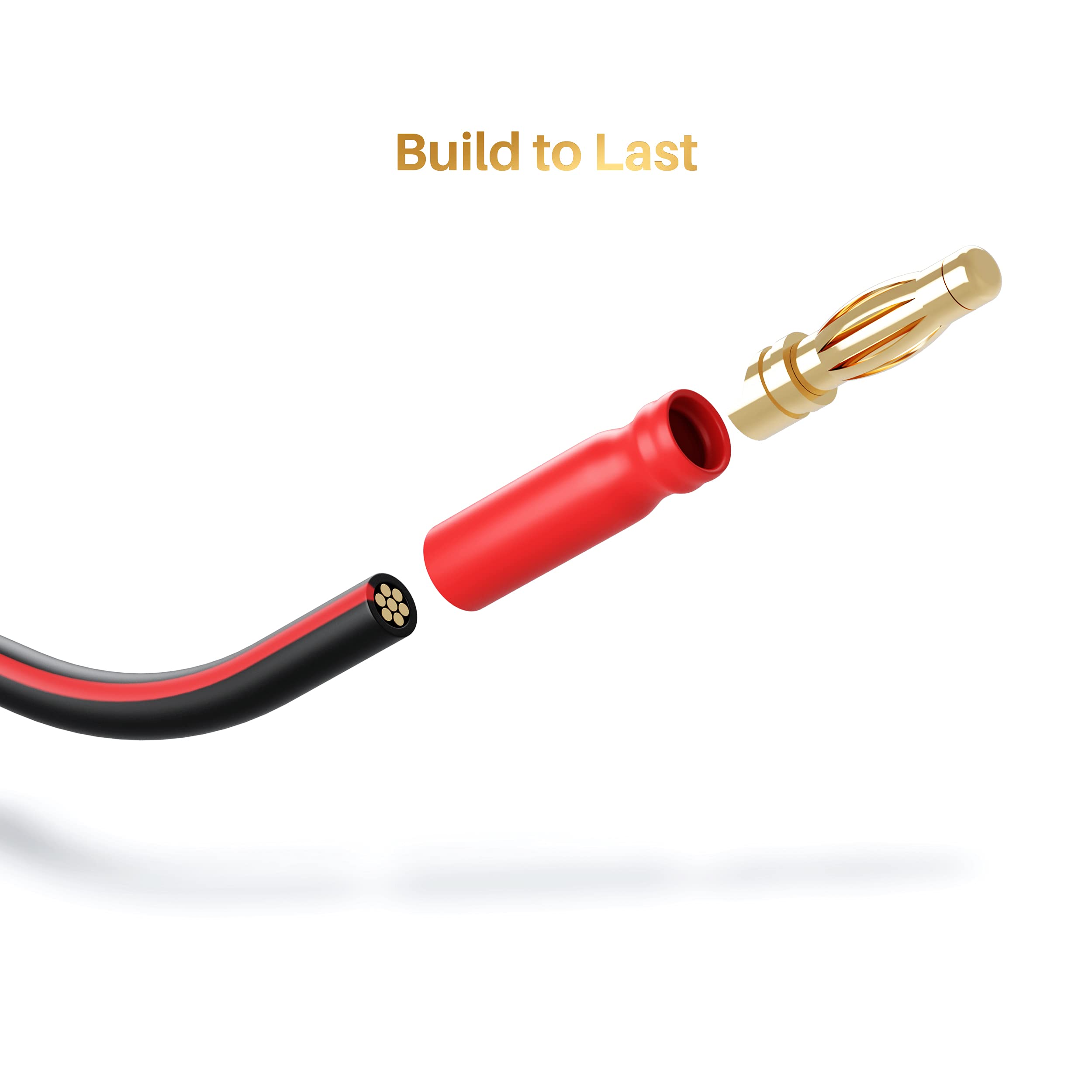 Foto 8 pulgar | Cable Altavoz Gearit 14 Awg con Conectores Tipo Banana 2 M, 2 Unidades Negro - Venta Internacional