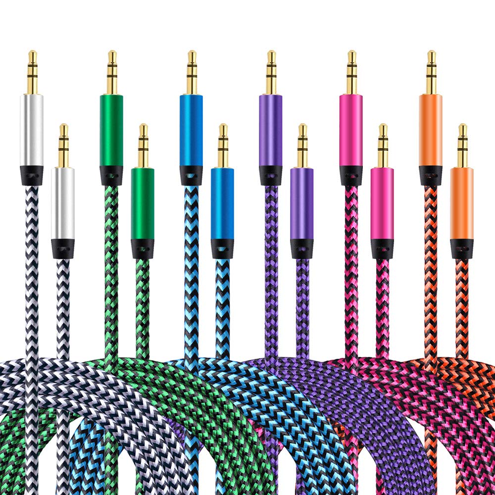 Foto 1 | Cable De Audio Auxiliar Ailkin De 3,5 Mm Macho A Macho, 1,5 M, Paquete De 6 - Venta Internacional.
