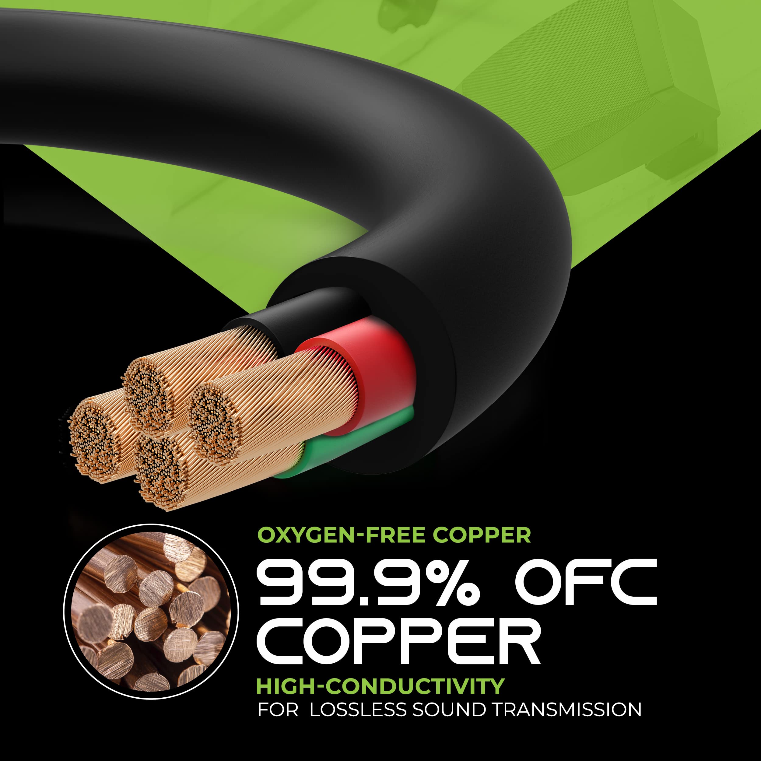 Foto 6 pulgar | Cable De Altavoz Gearit, 16 Awg, 2 Conductores, 250 Pies, Ofc, Cobre - Venta Internacional.