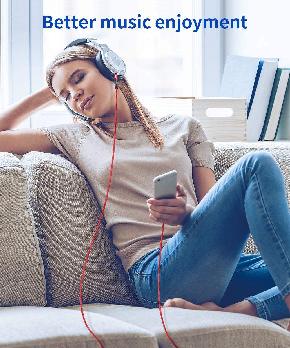 Foto 7 | Cable de Audio Lightning a 3,5 mm con Certificación Jsaux Apple MFI de 1,8 m - Venta Internacional