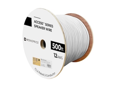 Foto 5 | Cable de Altavoz Monoprice Cl2 con Clasificación 12 Awg Cobre 500 Pies - Venta Internacional