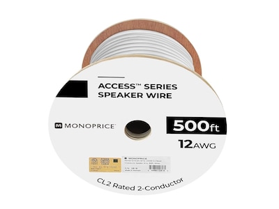 Foto 6 | Cable de Altavoz Monoprice Cl2 con Clasificación 12 Awg Cobre 500 Pies - Venta Internacional