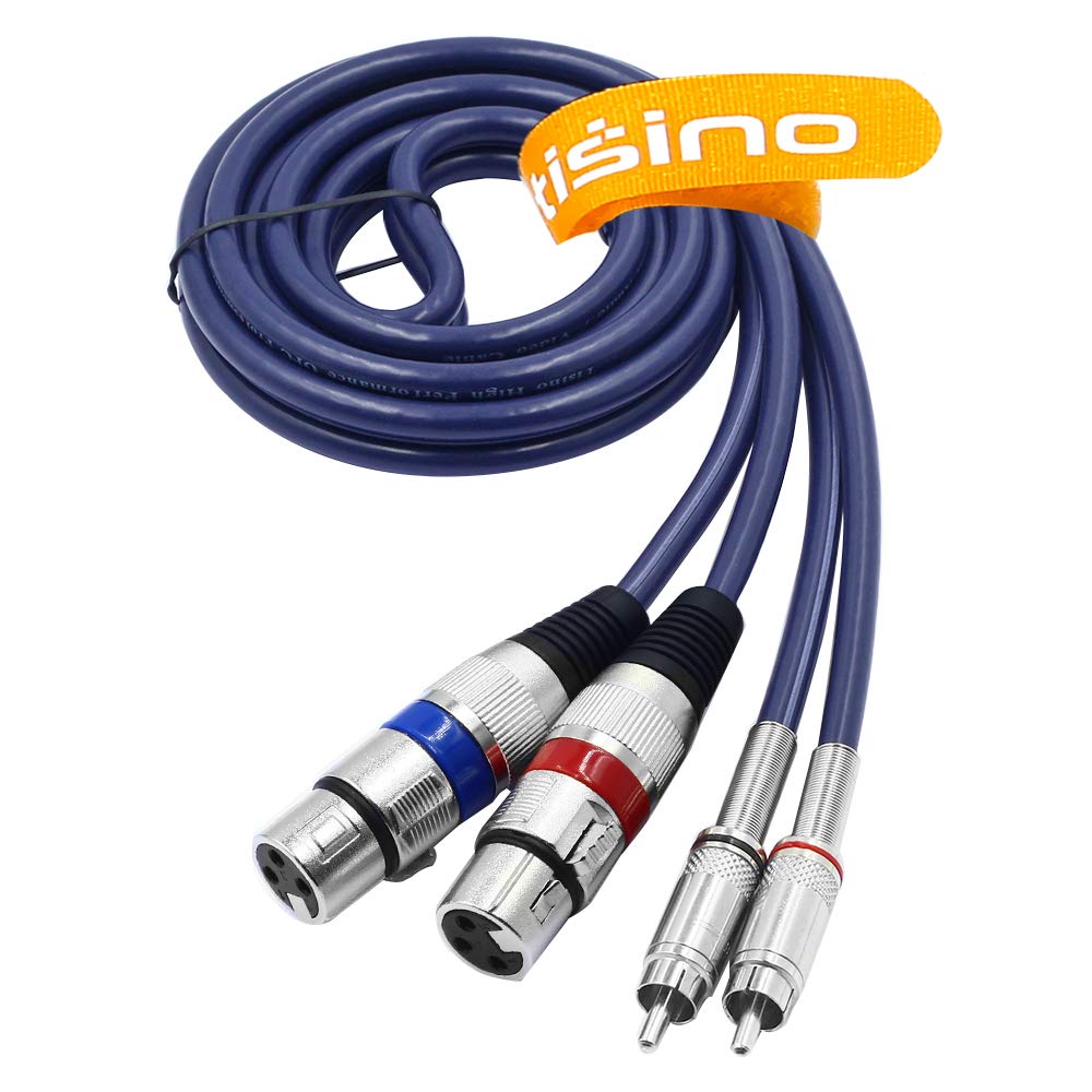 Foto 3 pulgar | Cable de Audio Tision Dual Xlr Hembra a 2 Rca Macho 1,5 M - Venta Internacional