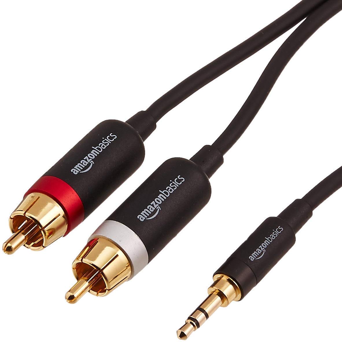 Foto 2 | Cable De Audio Estéreo Amazon Basics De 2 Machos A 2 Machos Rca De 8 Pies - Venta Internacional.