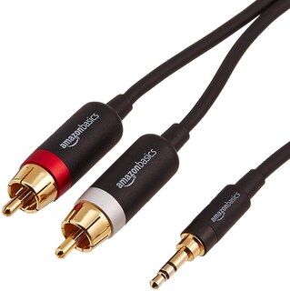 Foto 2 | Cable De Audio Estéreo Amazon Basics De 2 Machos A 2 Machos Rca De 8 Pies - Venta Internacional.