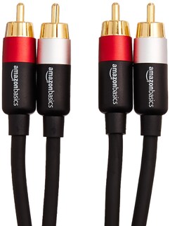 Foto 7 | Cable De Audio Estéreo Amazon Basics De 2 Machos A 2 Machos Rca De 8 Pies - Venta Internacional.
