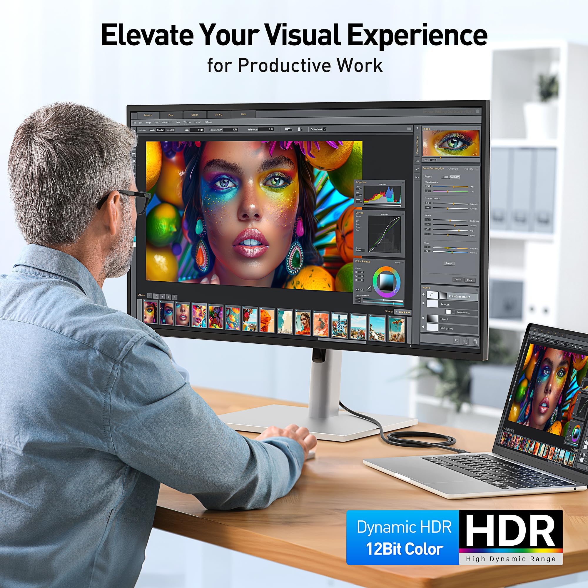 Foto 6 pulgar | Cable Usb C A Hdmi 2.1 Matters 8k @60hz Black - Venta Internacional.