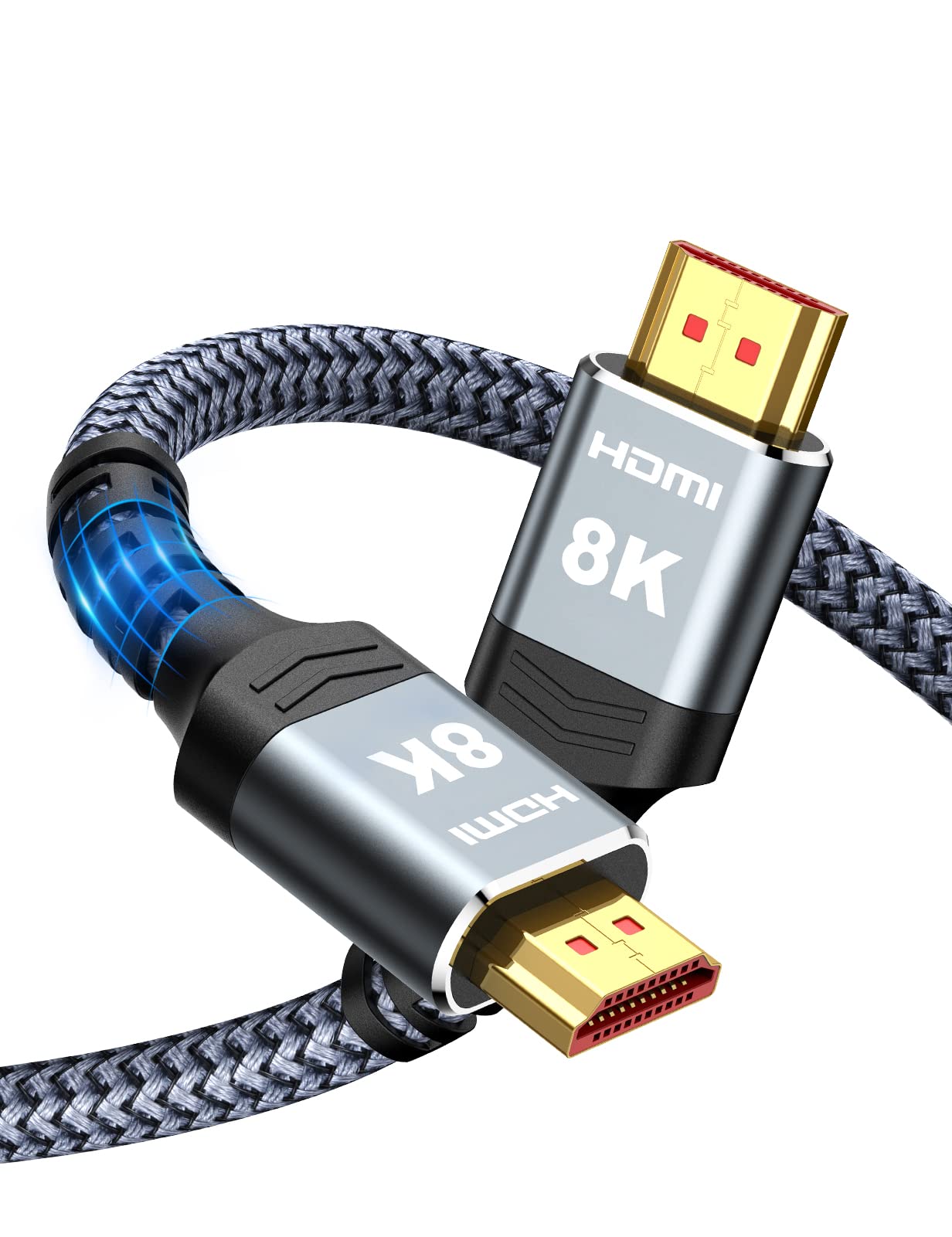 Foto 2 pulgar | Cable Hdmi Highwings 8k @60 2.1, 10,7 M, 48 Gbps, 35 Pies, Nailon Trenzado - Venta Internacional.