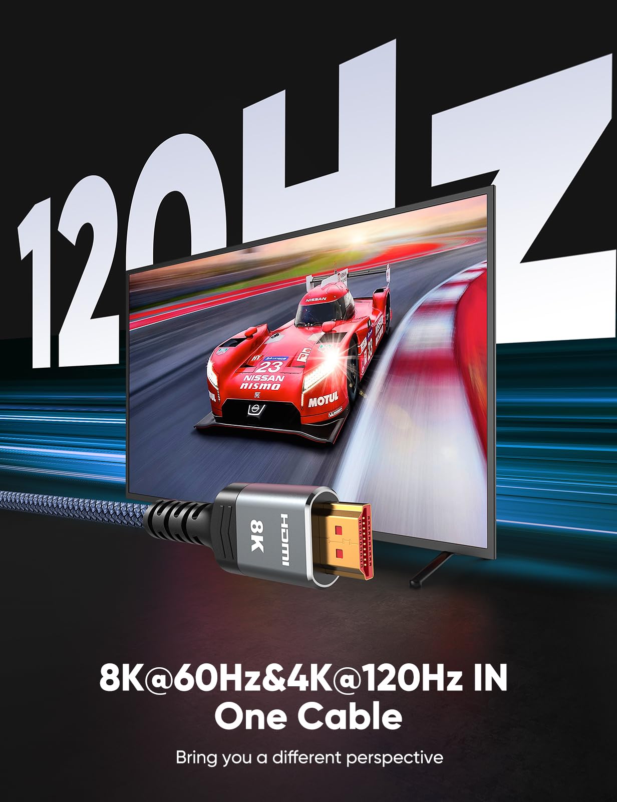 Foto 4 pulgar | Cable Hdmi Highwings 10k 8k Hdmi 2.1 48 Gbps, Paquete De 2 M - Venta Internacional.