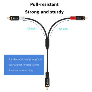 Foto 7 | Cable Rca y Devinal Subwoofer de 1 Macho a 2 Machos 2 M Chapado en Oro - Venta Internacional