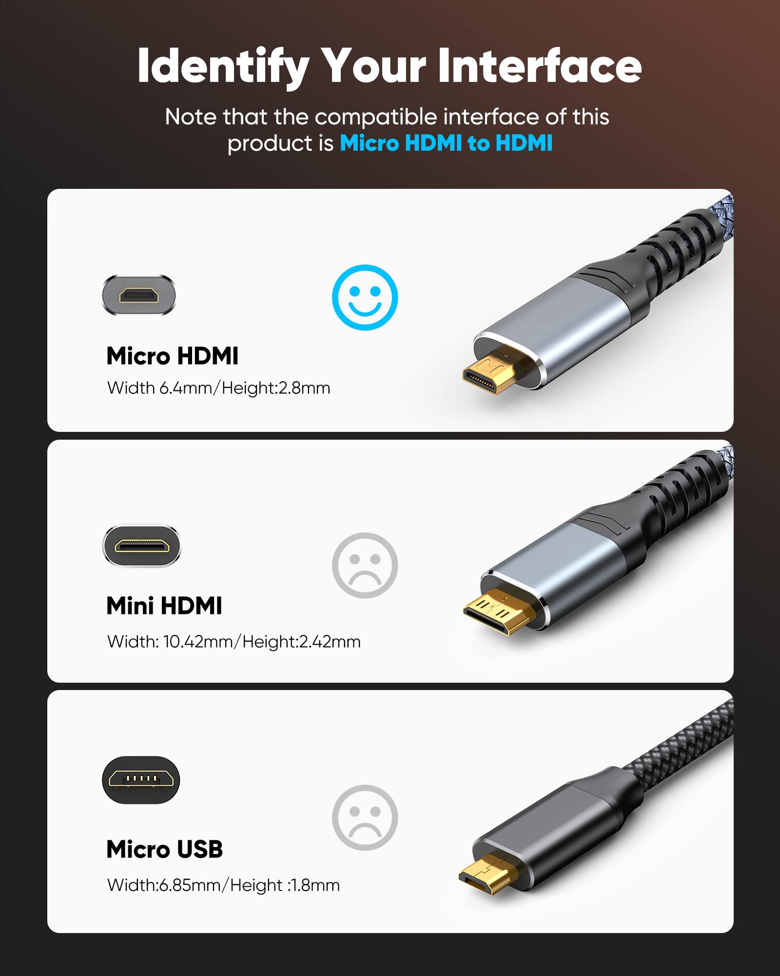 Foto 4 pulgar | Cable Hdmi A Hdmi Highwings 4k De 10 Pies Para Cámara Réflex Digital, Gopro - Venta Internacional.