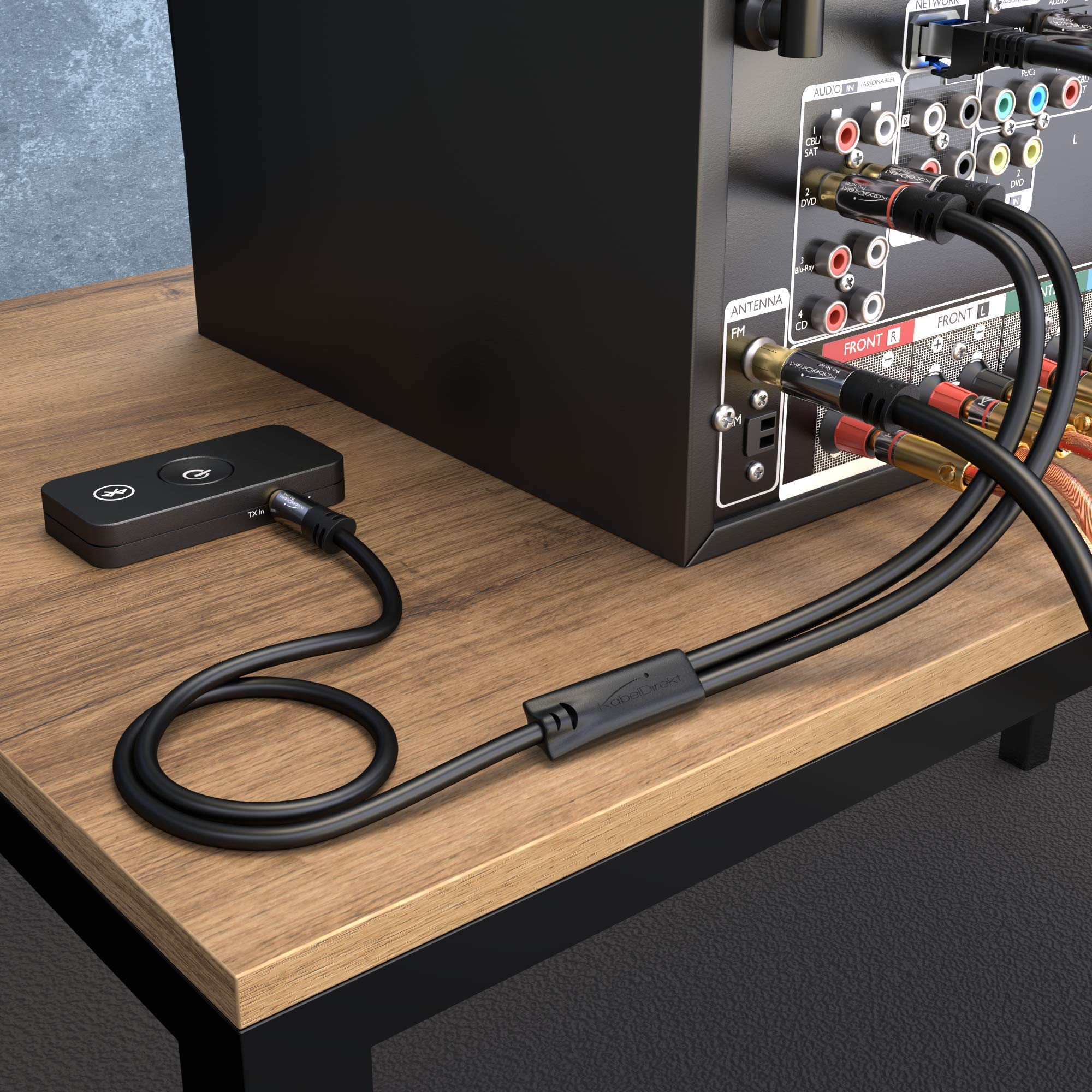 Foto 5 pulgar | Cable Adaptador Kabeldirekt Rca A Jack De 3,5 Mm Y 1,8 M - Venta Internacional.