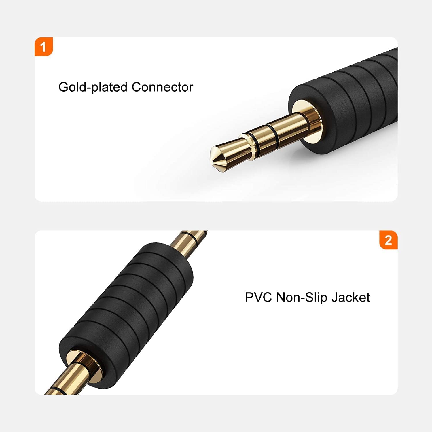 Foto 3 | Adaptador De Audio Cablecreation Con Conector Estéreo De 3,5 Mm Macho A Macho - Venta Internacional.