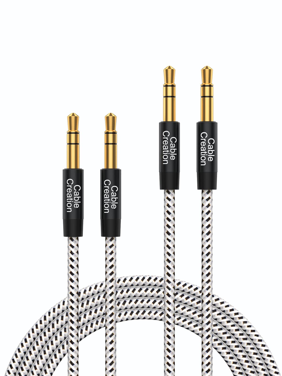 Foto 2 pulgar | Cable De Audio Cablecreation, 3,5 Mm, Estéreo Macho A Macho, 3 M, Paquete De 2 - Venta Internacional.