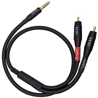 Foto 5 | Cable Cess-262 Negro De 4,4 Mm A Auriculares Rca/mp3/dac De 60 Cm - Venta Internacional.