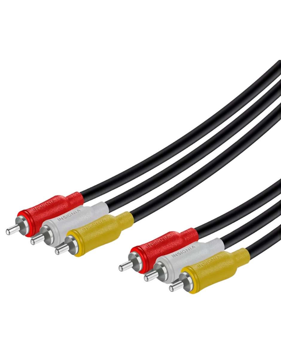 Foto 1 | Cable De Audio Y Video Rca Insignia Blindado De 1.8 M Color Negro
