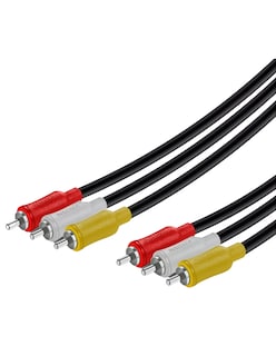 Foto 1 | Cable De Audio Y Video Rca Insignia Blindado De 1.8 M Color Negro
