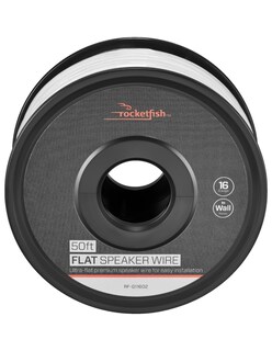 Foto 1 | Cable De Altavoz Ultraplano En Carrete Rocketfish 15 Metros Blanco