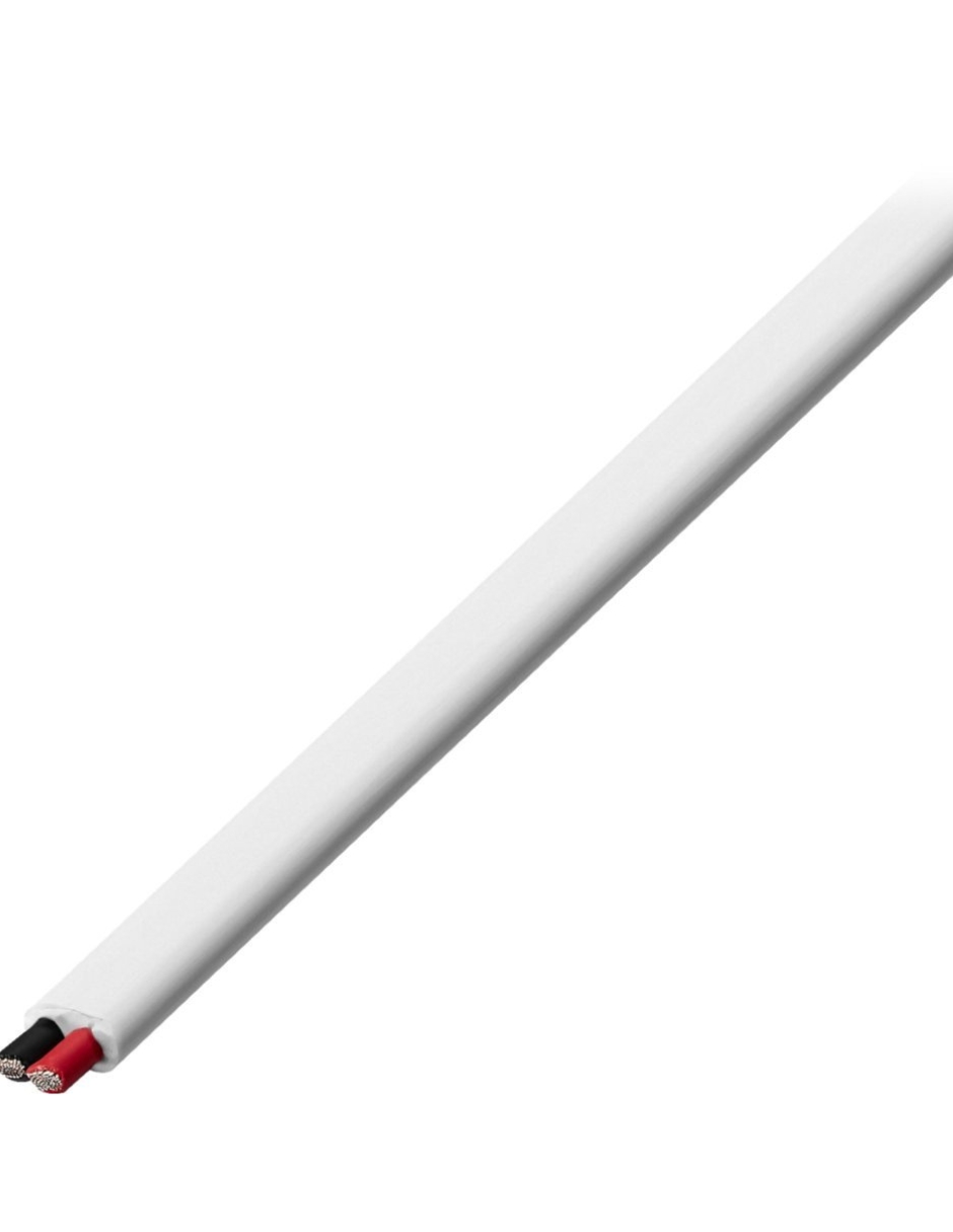 Foto 4 pulgar | Cable De Altavoz Ultraplano En Carrete Rocketfish 15 Metros Blanco