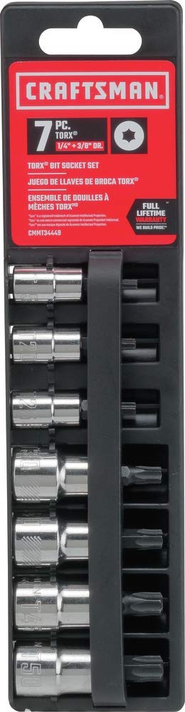 Foto 3 pulgar | Juego De Conectores Torx Bit Craftsman De 7 Piezas Cmmt34449 Con Garantía - Venta Internacional.