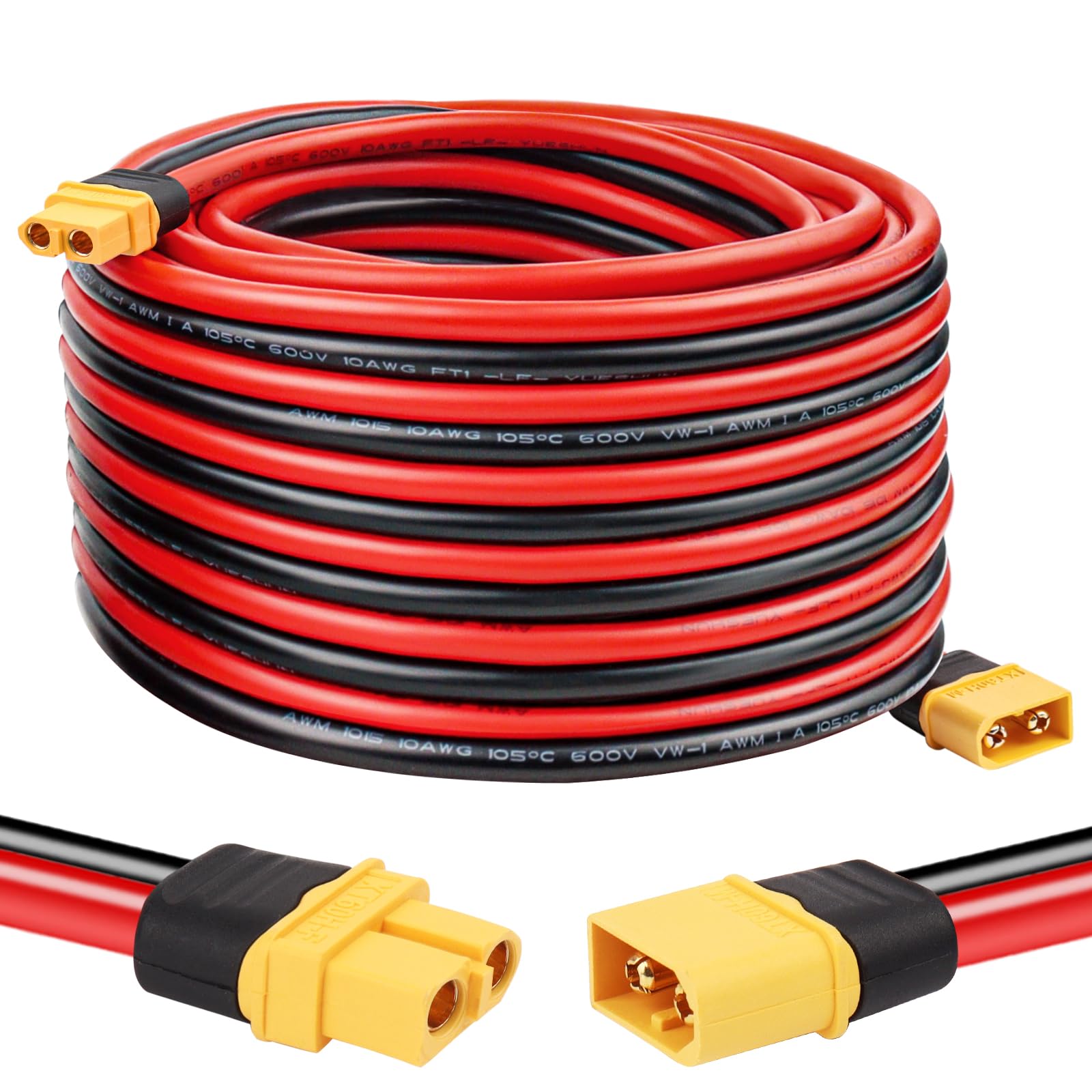 Foto 2 pulgar | Cable Mookeerf Xt60, 10 Awg, 9 M, Xt60 A Xt60 - Venta Internacional.