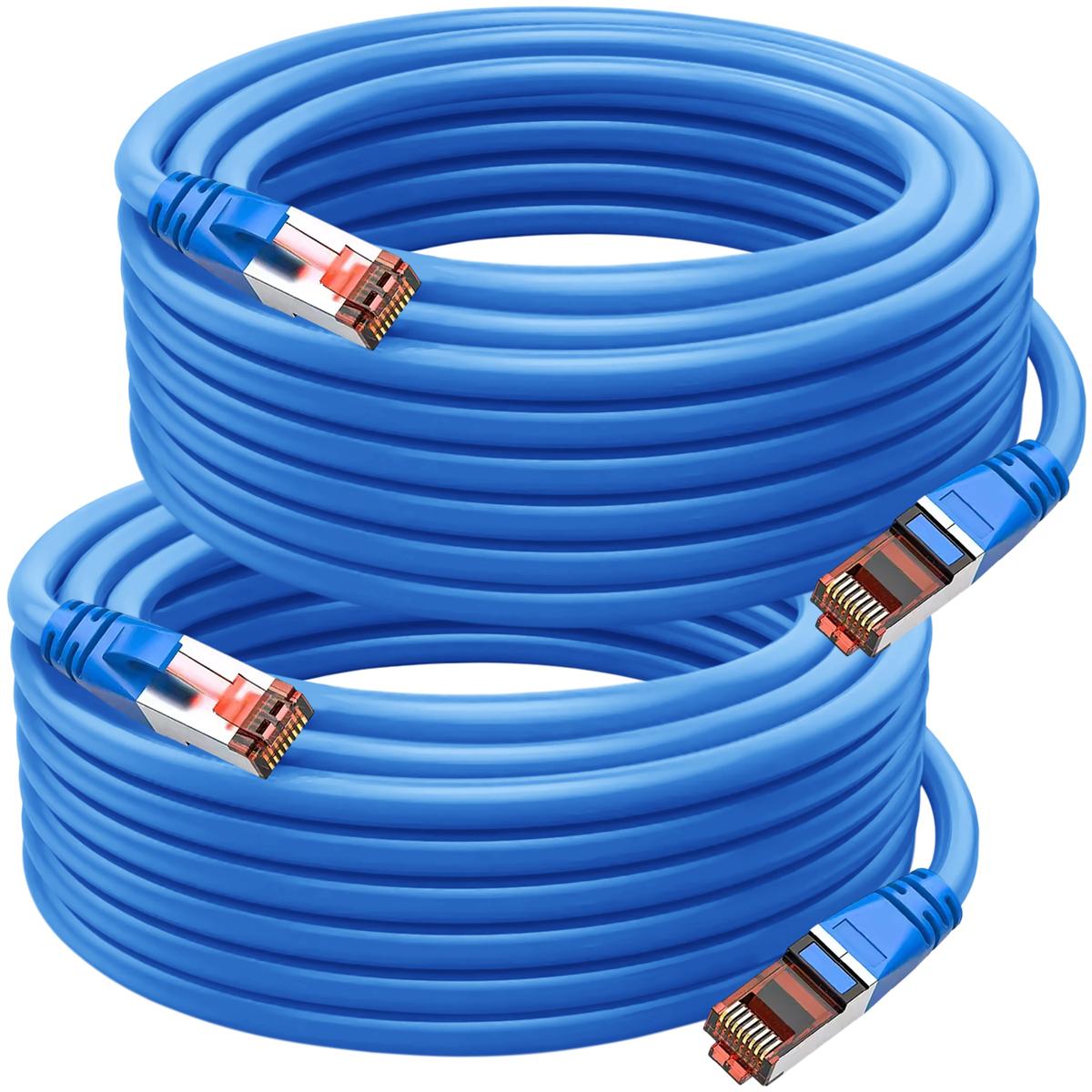 Foto 2 pulgar | Cables De Red Uso Doméstico Mxeue-002 Ventdepot 2 Piezas Azul