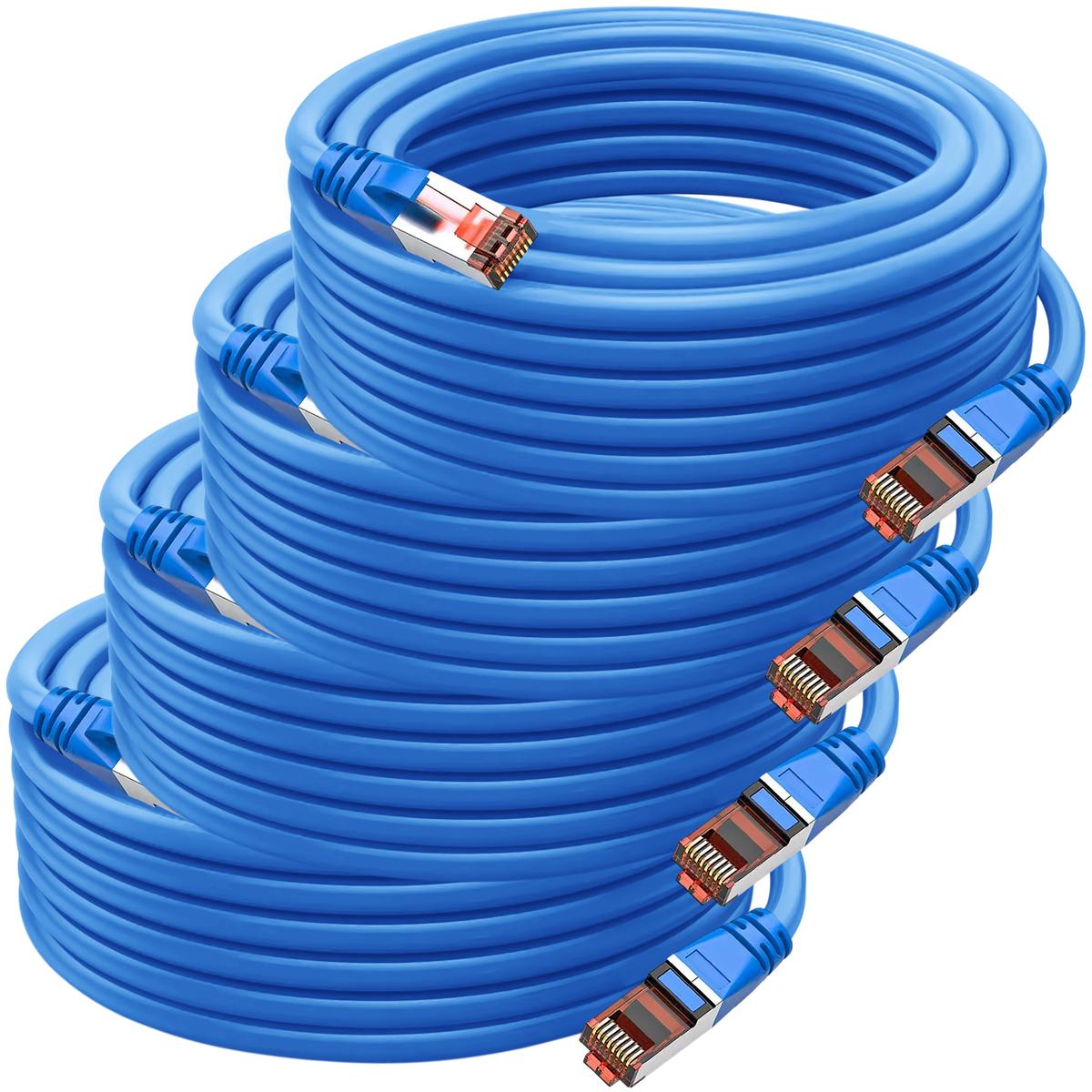 Foto 3 pulgar | Cables Ethernet Pines Chapa Oro Mxeue-004 Ventdepot 4 Piezas Azul