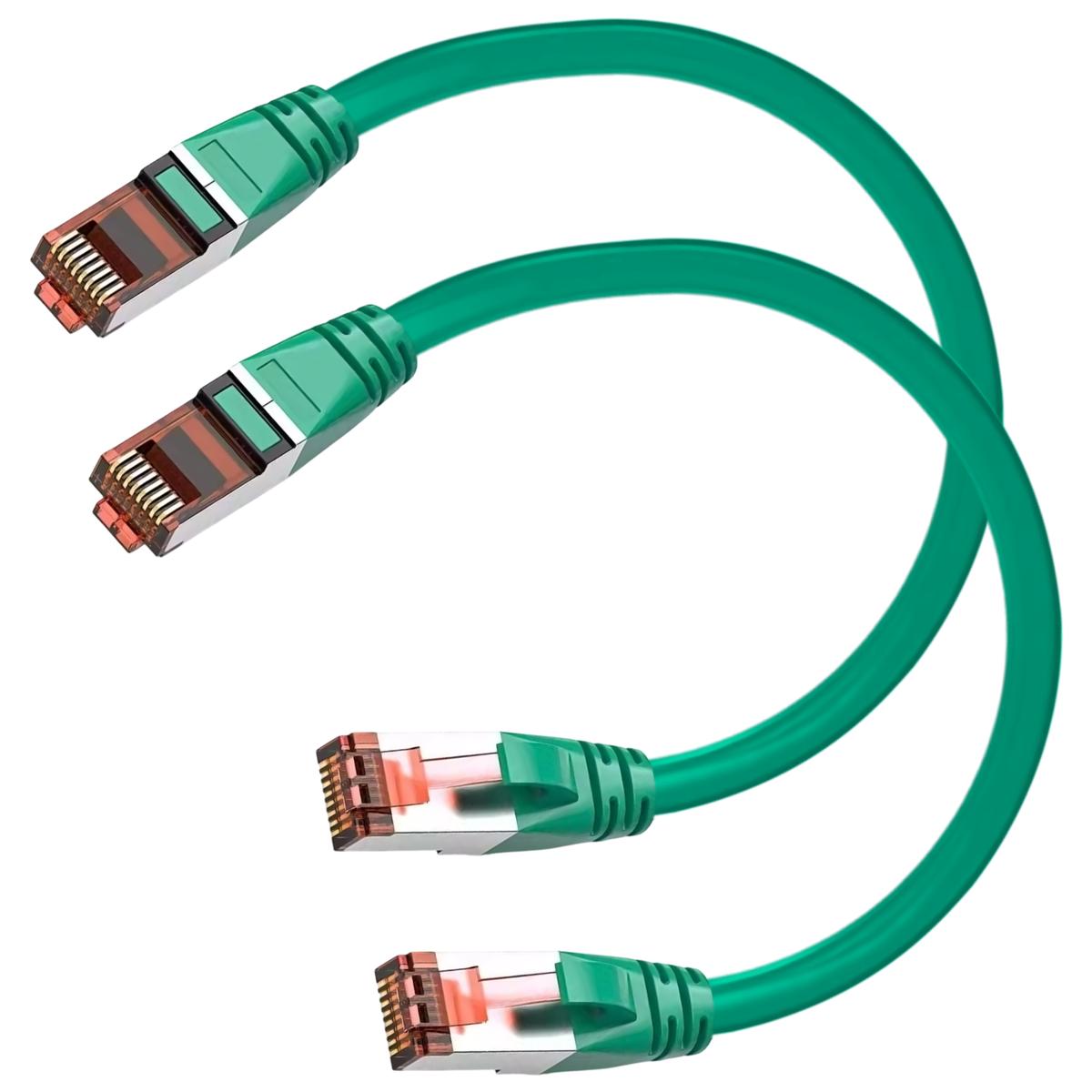 Foto 2 pulgar | Cable De Red Profesional Mxehe-002 Ventdepot 2 Piezas Verde