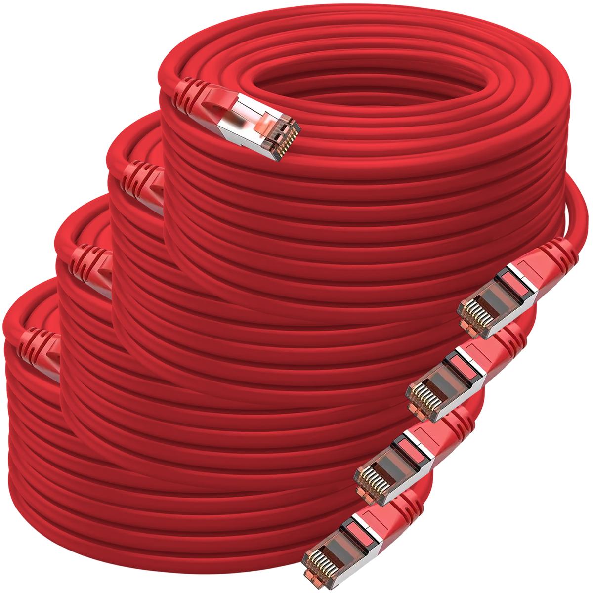 Foto 2 pulgar | Cable Transmisión De Datos Mxrht-004 Ventdepot 4 Piezas Rojo